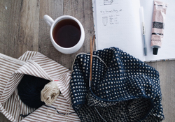 Knitting Flatlay